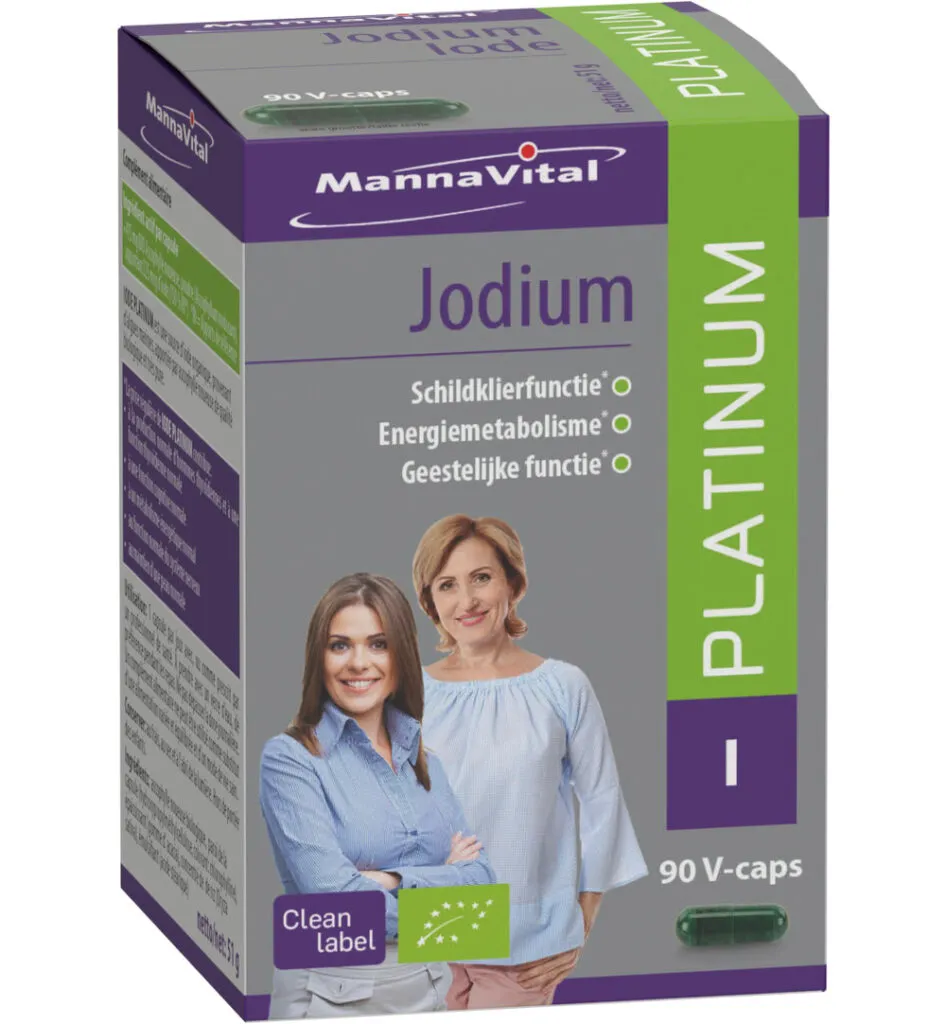 Mannavital Jodium bio platinum (90 vega capsules)