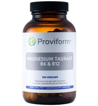 Proviform Magnesium Tauraat B6 & B12 (100 vega capsules)