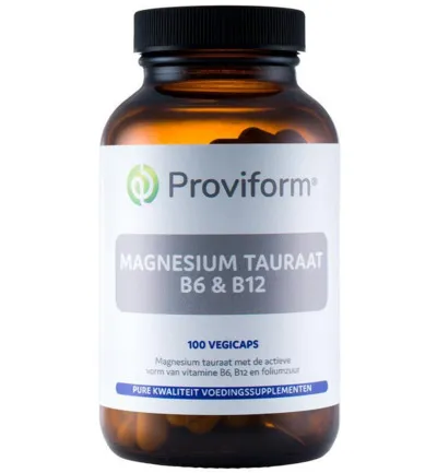 Proviform Magnesium Tauraat B6 & B12 (100 vega capsules)