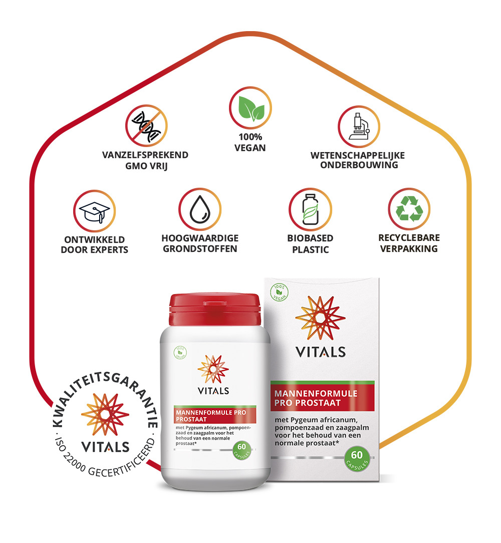 Vitals Mannenform pro prostaat (60 capsules) - image 4
