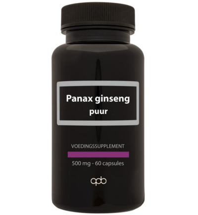 Apb Holland Panax Ginseng 500Mg Puur (60 vega capsules)