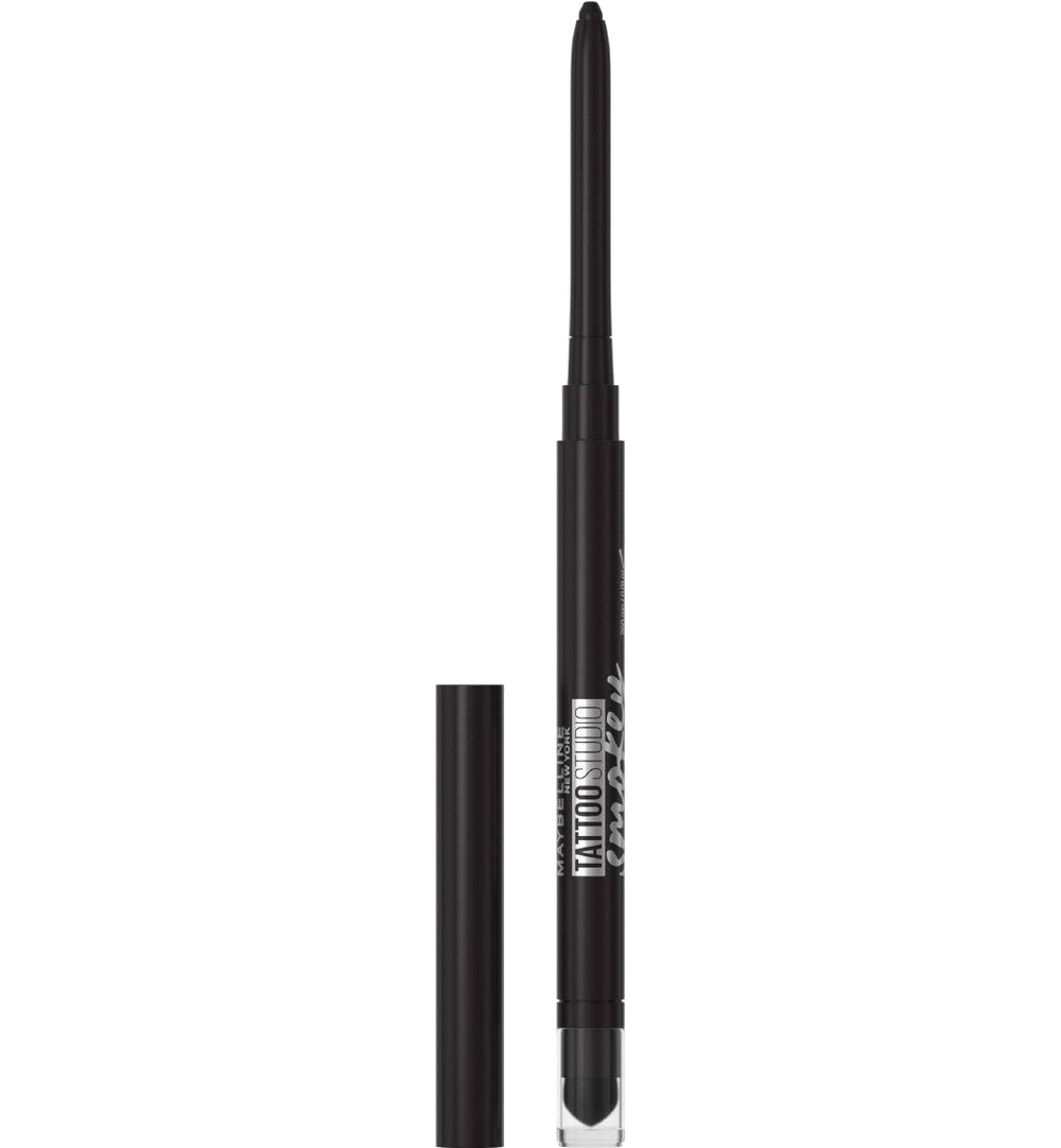 Maybelline New York Tattoo liner smokey pencil black (1 stuk)