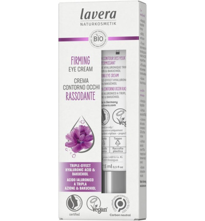 Lavera Firming eye cream bio EN-IT (15 ml)