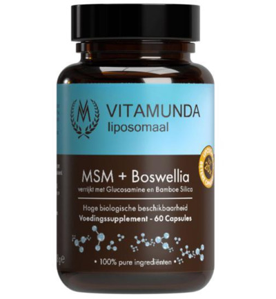 Vitamunda Liposomale MSM+ boswellia (60 capsules)