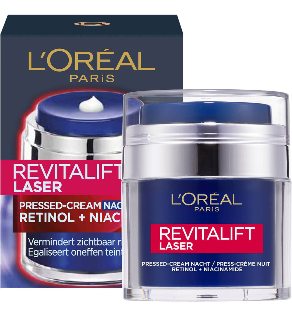L'Oréal Paris Revitalift laser pressed-cream nachtcreme (50 ml)