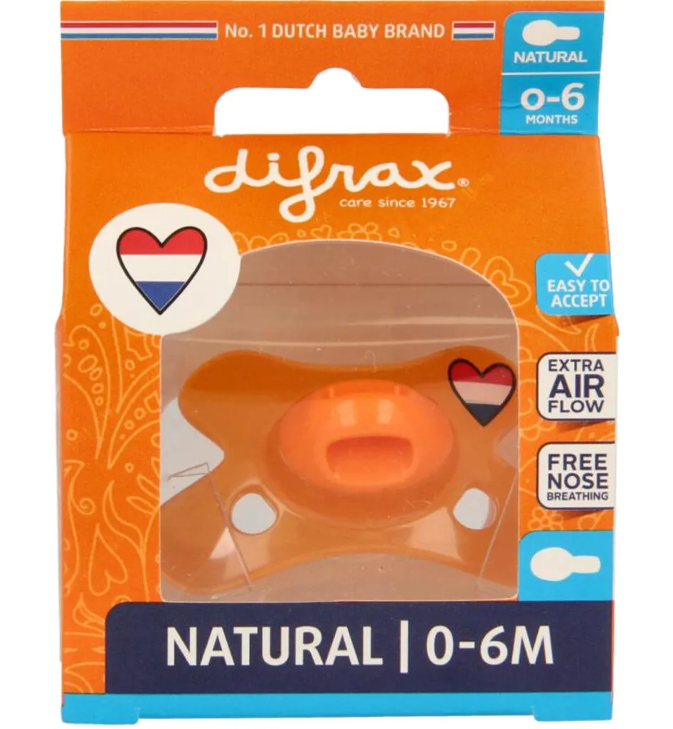 Difrax Fopspeen 0-6 maanden (1 stuk)