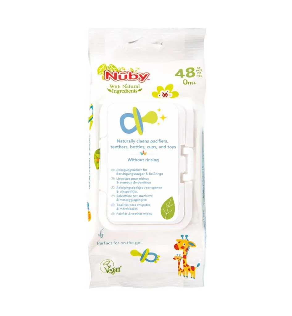 Nuby Fopspeen+bijtringdoekjes (48 stuks)