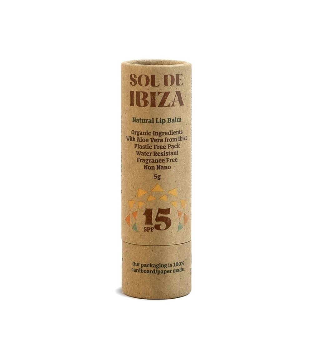 Sol De Ibiza Lippenbalsem SPF15 vegan (5 gr)