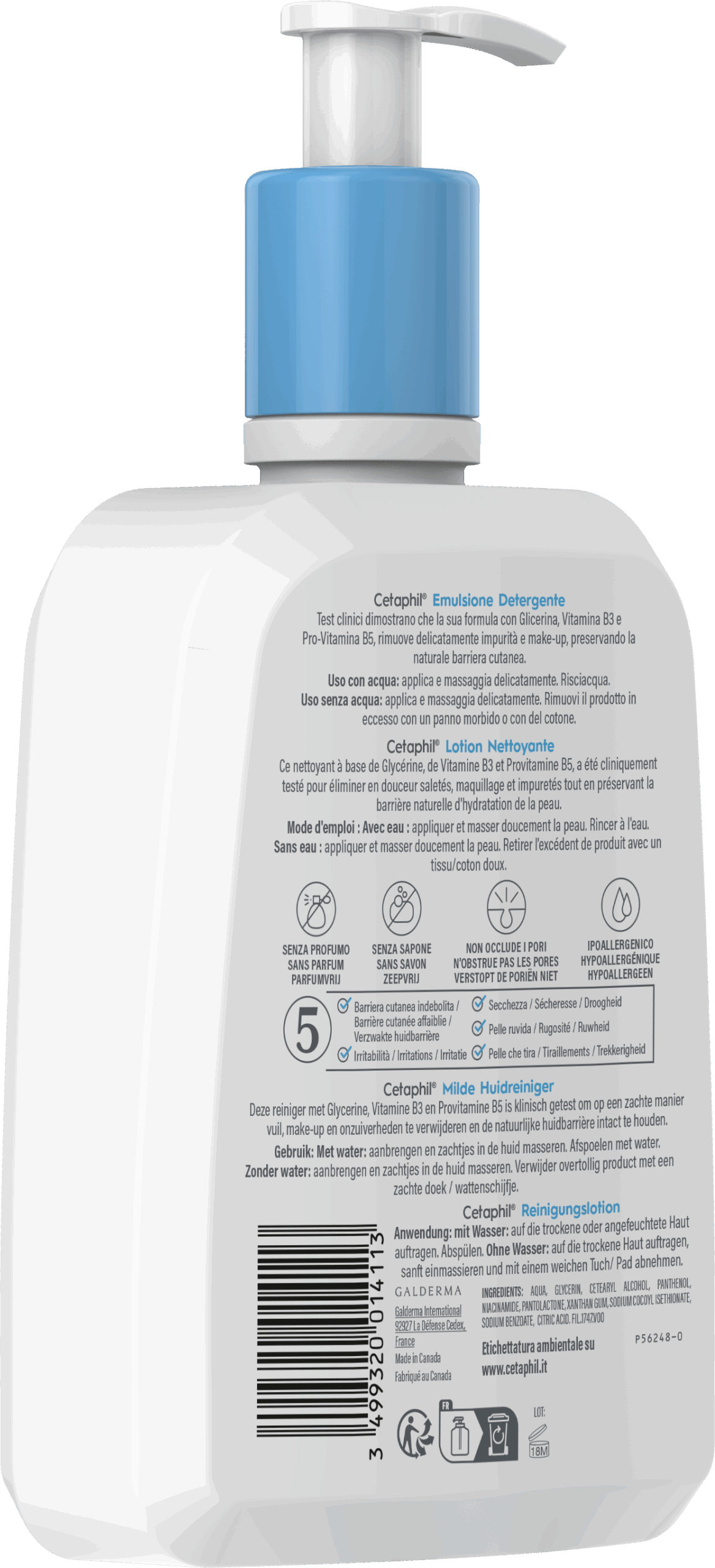 Cetaphil Milde huidreiniger (470 ml) - image 4