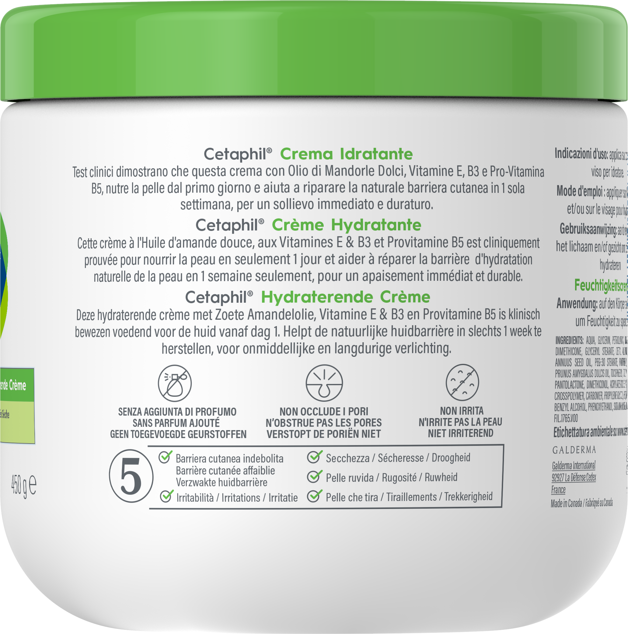 Cetaphil Hydraterende creme (450 gr) - image 2