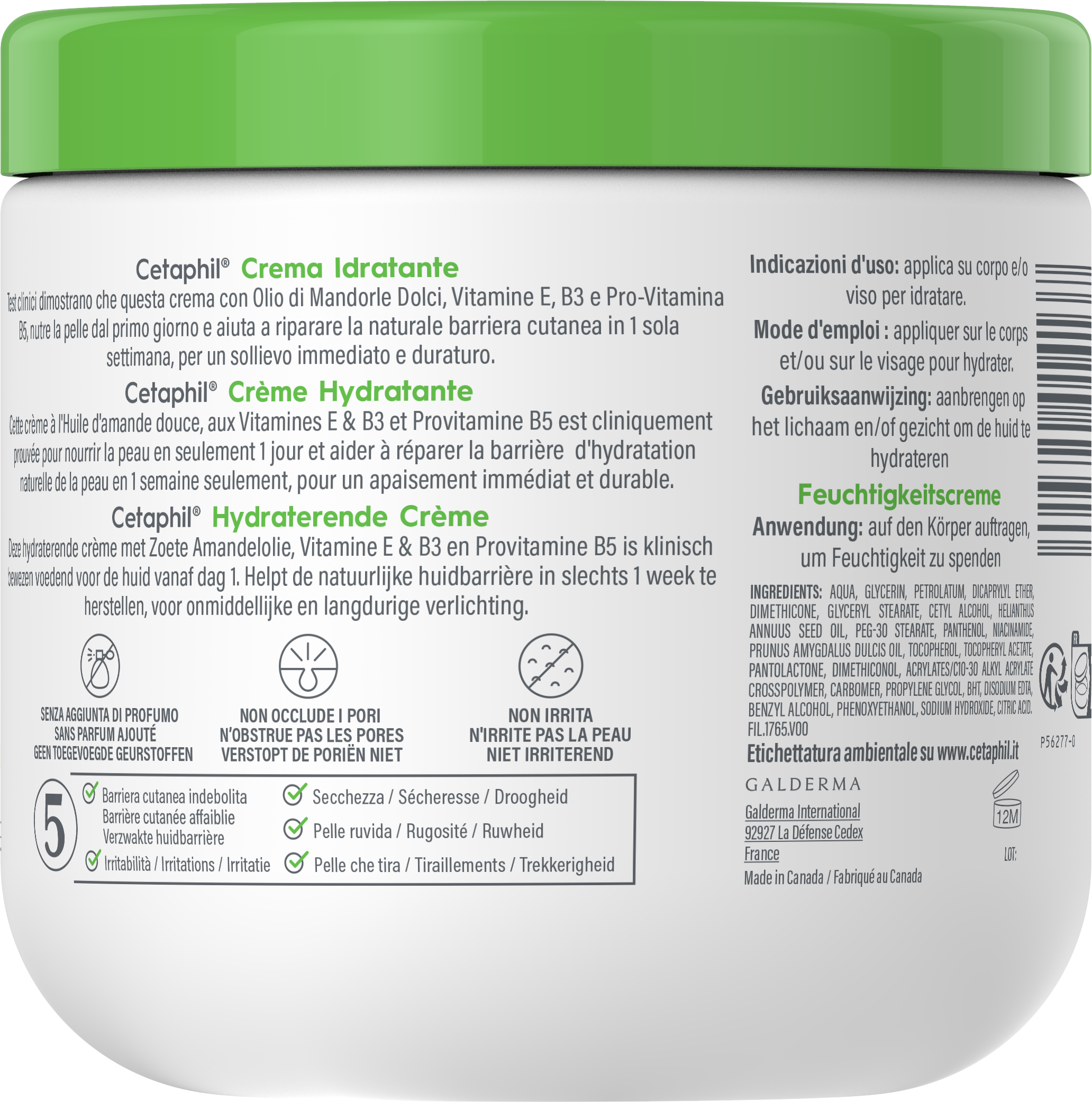 Cetaphil Hydraterende creme (450 gr) - image 3