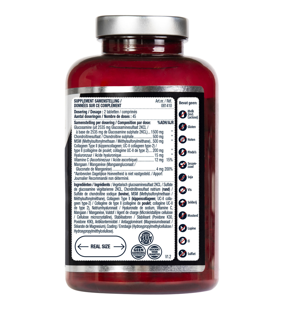 Lucovitaal Glucosamine Collageen Type 2 (90 tabletten)