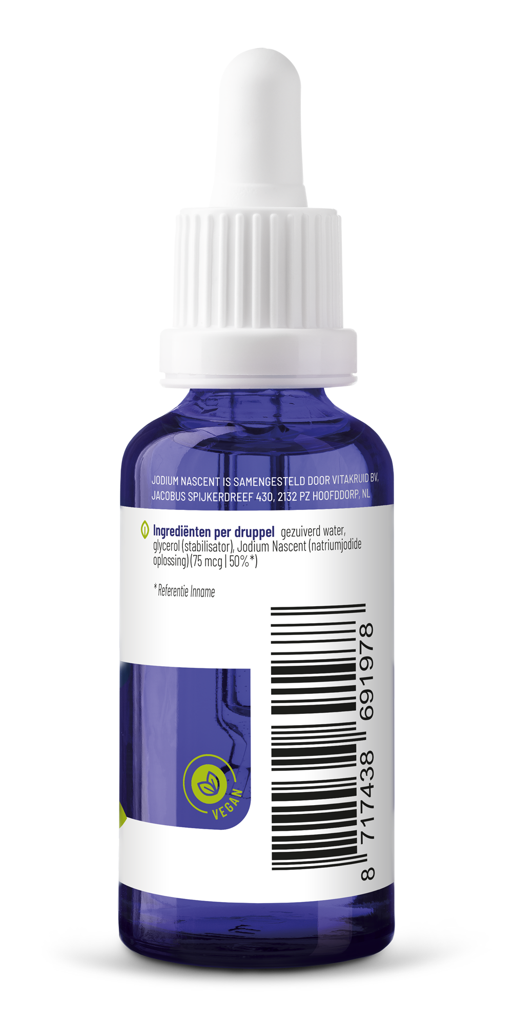 Vitakruid Jodium Nascent (Natriumjodide) Druppels Vloeibaar (30 ml)