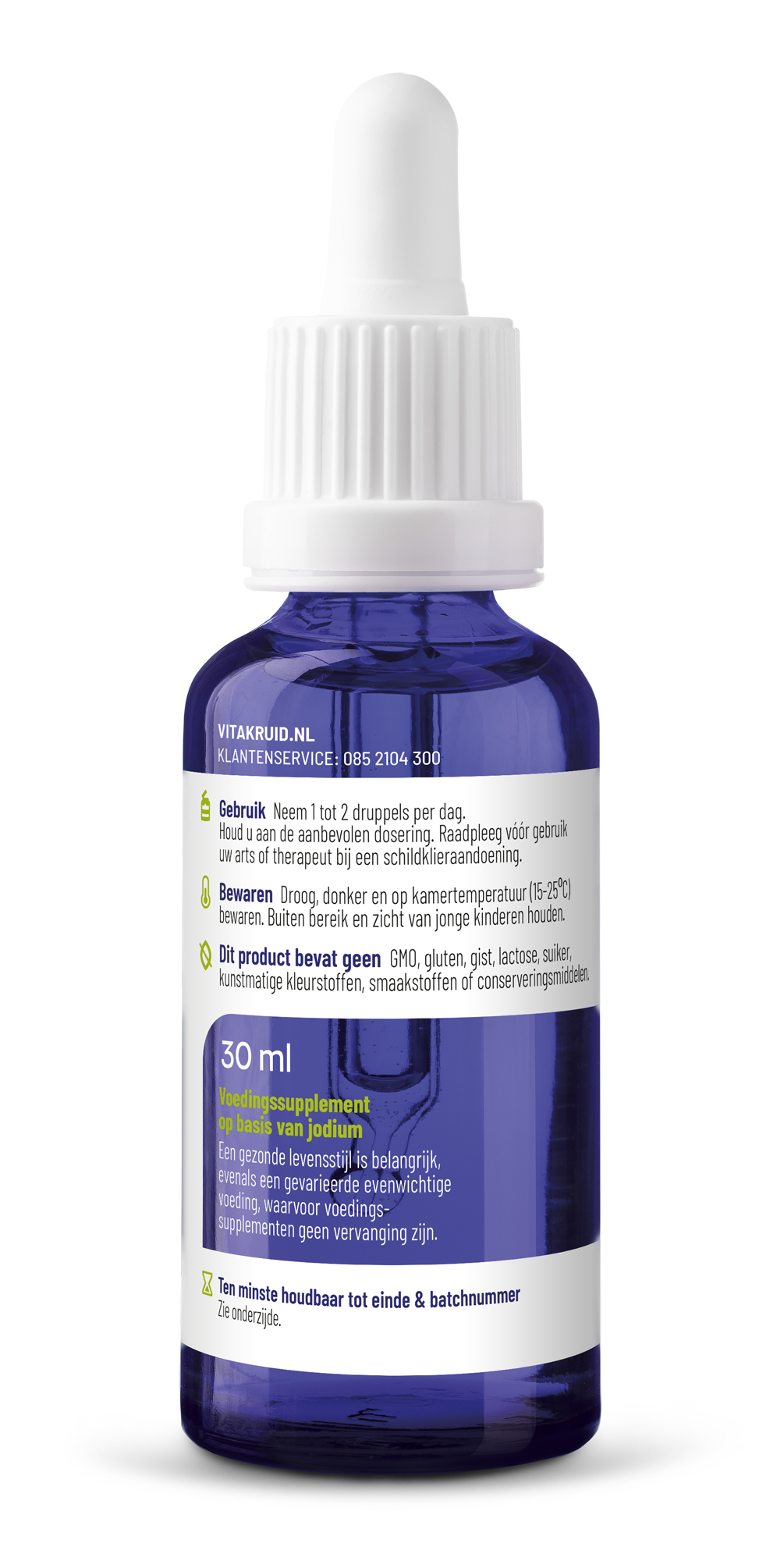 Vitakruid Jodium Nascent (Natriumjodide) Druppels Vloeibaar (30 ml) - image 2