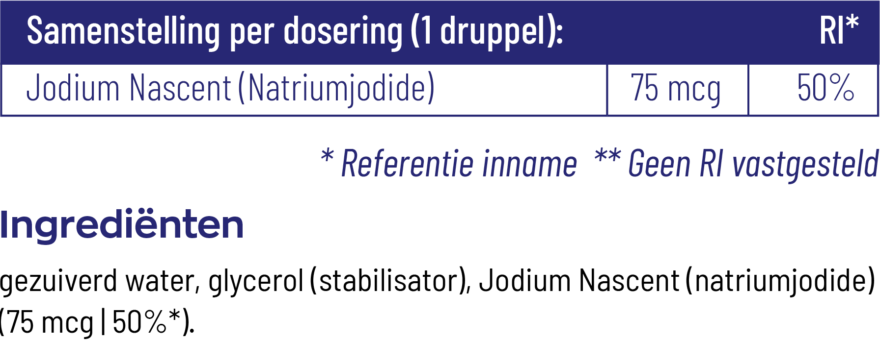 Vitakruid Jodium Nascent (Natriumjodide) Druppels Vloeibaar (30 ml) - image 3