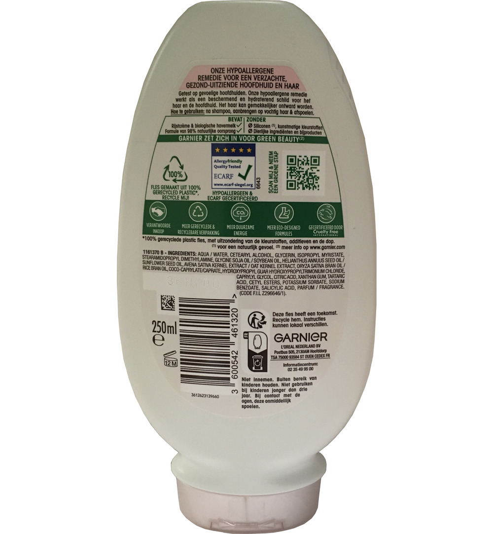Garnier Conditioner milde haver (250 ml)