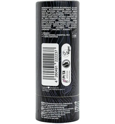 Ben & Anna Deodorant urban black papertube (40 gr)