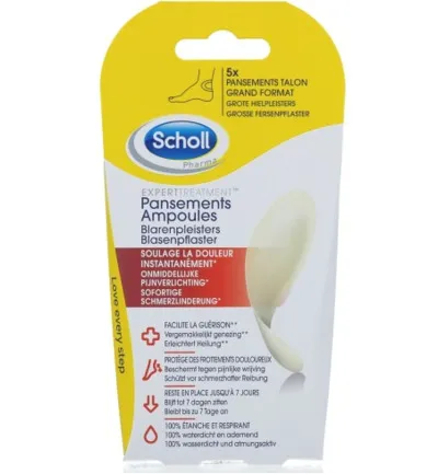 Scholl Blarenpleisters Hiel L (5 stuks)