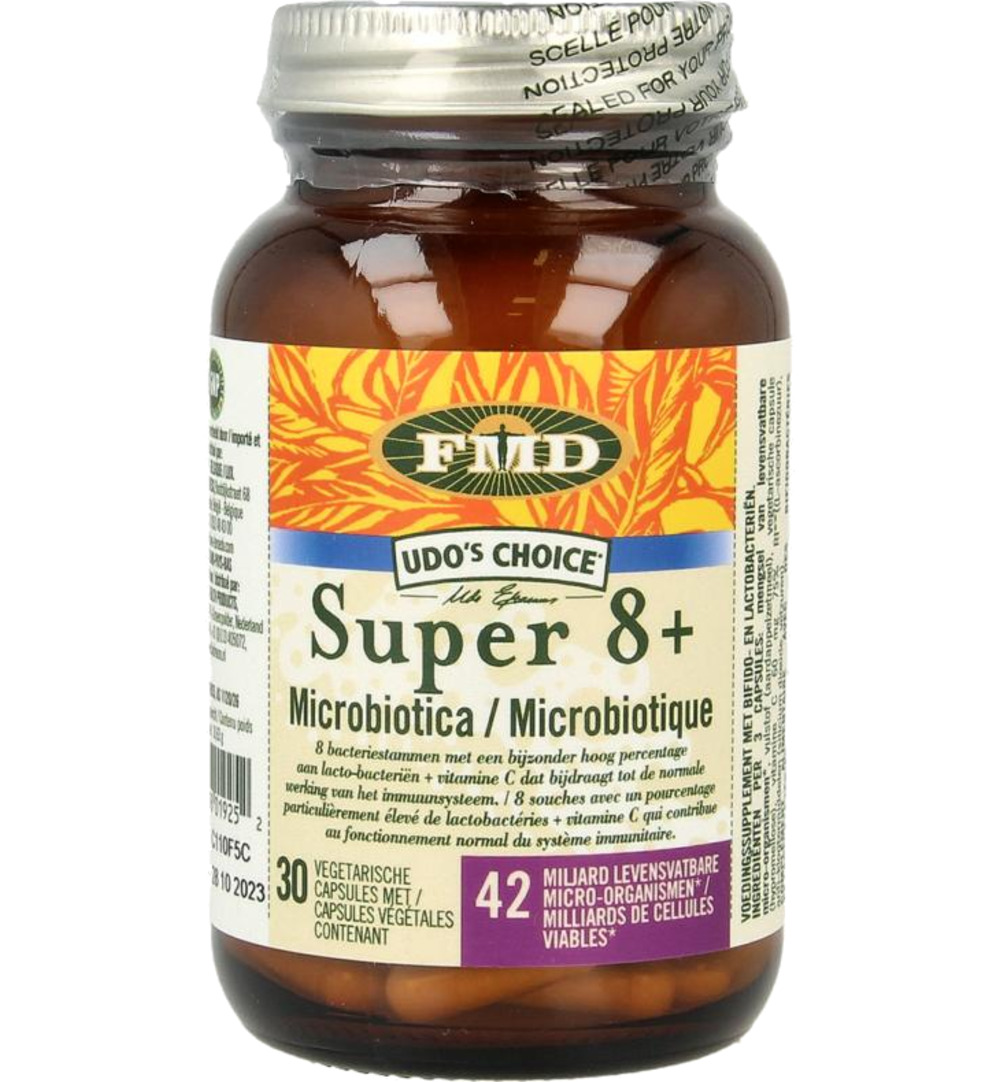 Udo'S Choice Super 8+ Probiotica (30 capsules)