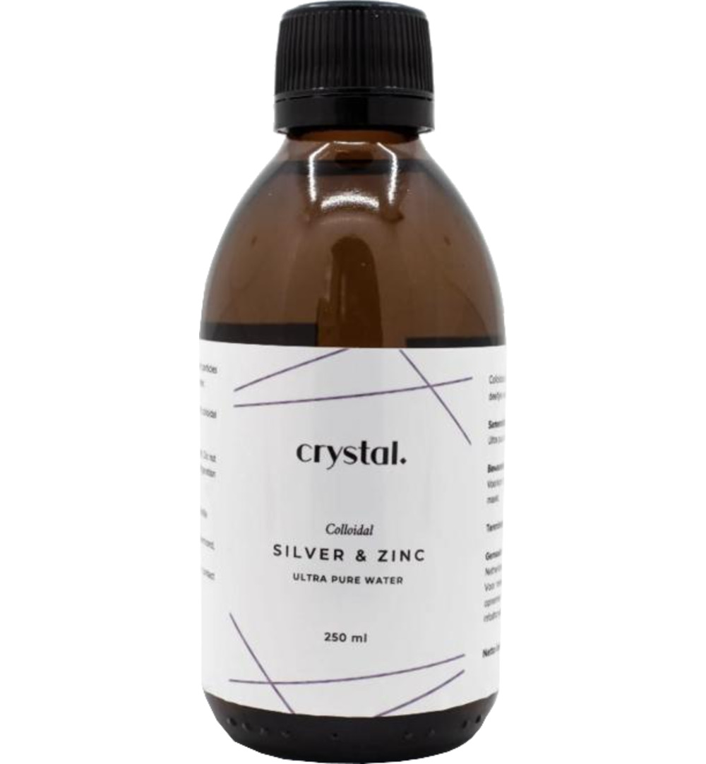Crystal Colloidaal silver & zinc (250 ml)