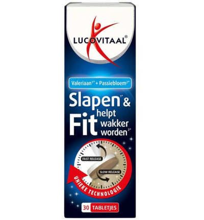 Lucovitaal Slapen & Helpt Fit Wakker Worden (30 tabletten)