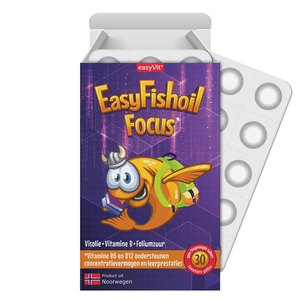 Easyvit Easyfishoil focus (30 kauwtabletten)