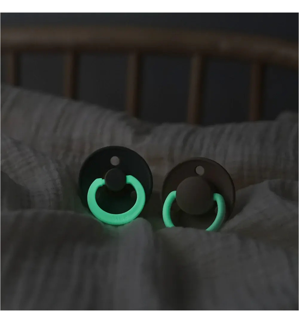 Bibs Fopspeen maat 3 - sage/cloud night 2pack (2 stuks) - image 3