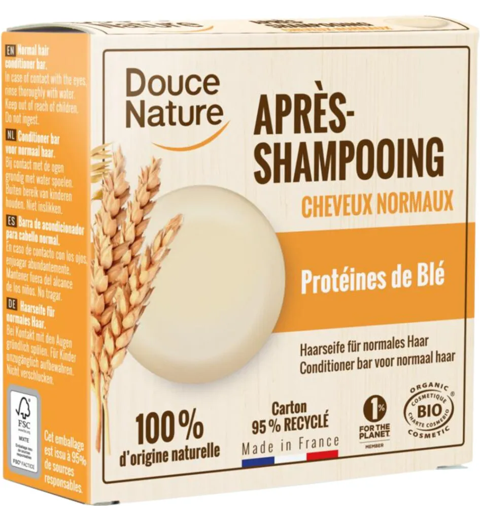 Douce Nature Conditioner bar gekleurd haar bio (85 gr)