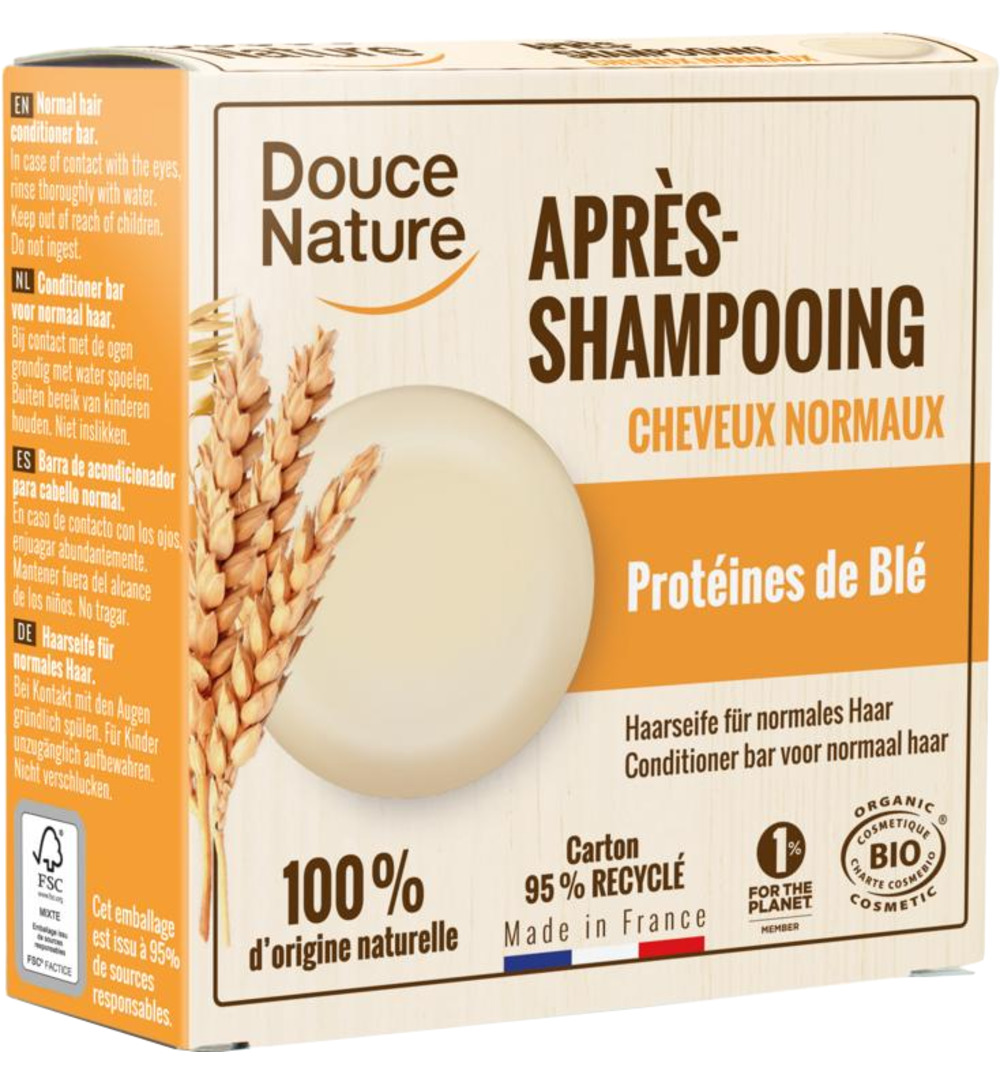Douce Nature Conditioner bar gekleurd haar bio (85 gr)