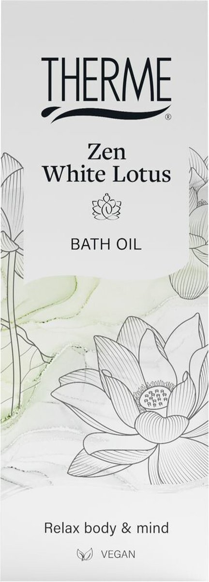 Therme Zen white lotus bath oil (100 ml)