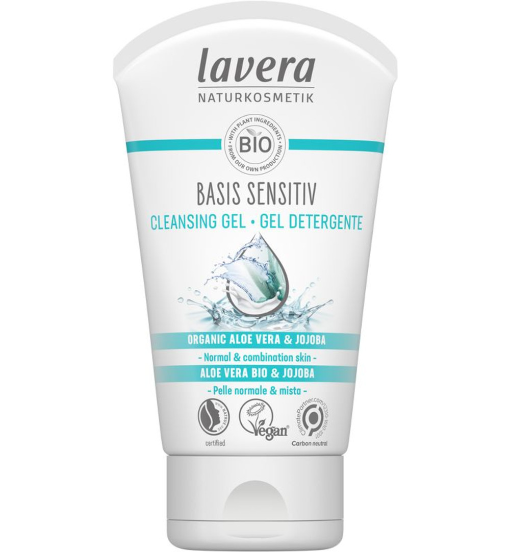 Lavera Basis sensitiv cleansing gel EN-IT (125 ml)