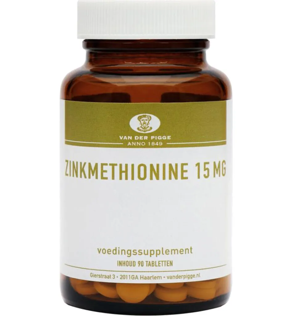 Pigge Zinkmethionine 15mg (90 tabletten)