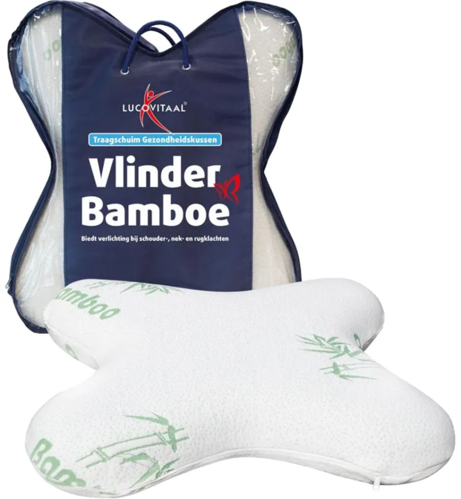Lucovitaal Bamboe Vlinderkussen (1 stuk)