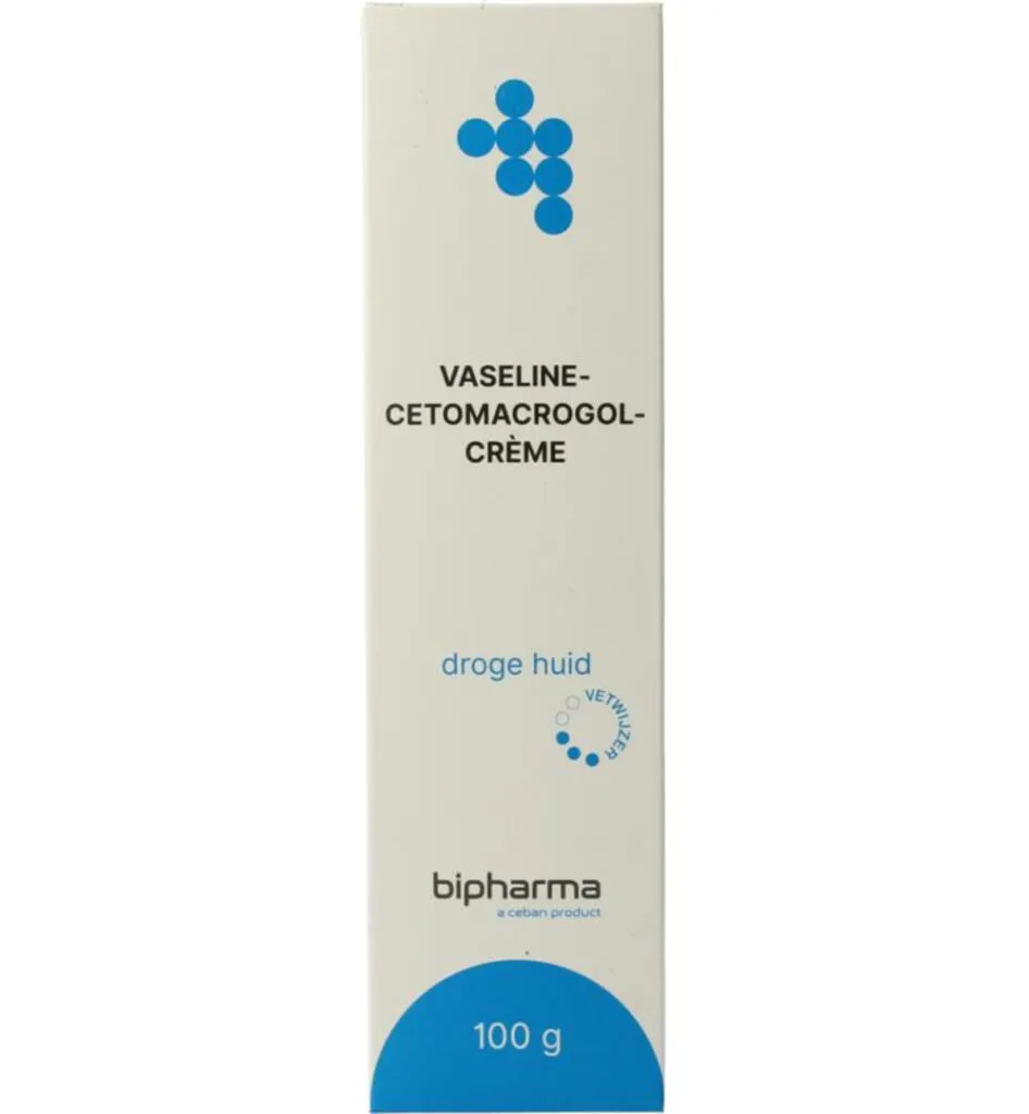 Bipharma Vaseline-cetomacrogolcreme (100 gr)