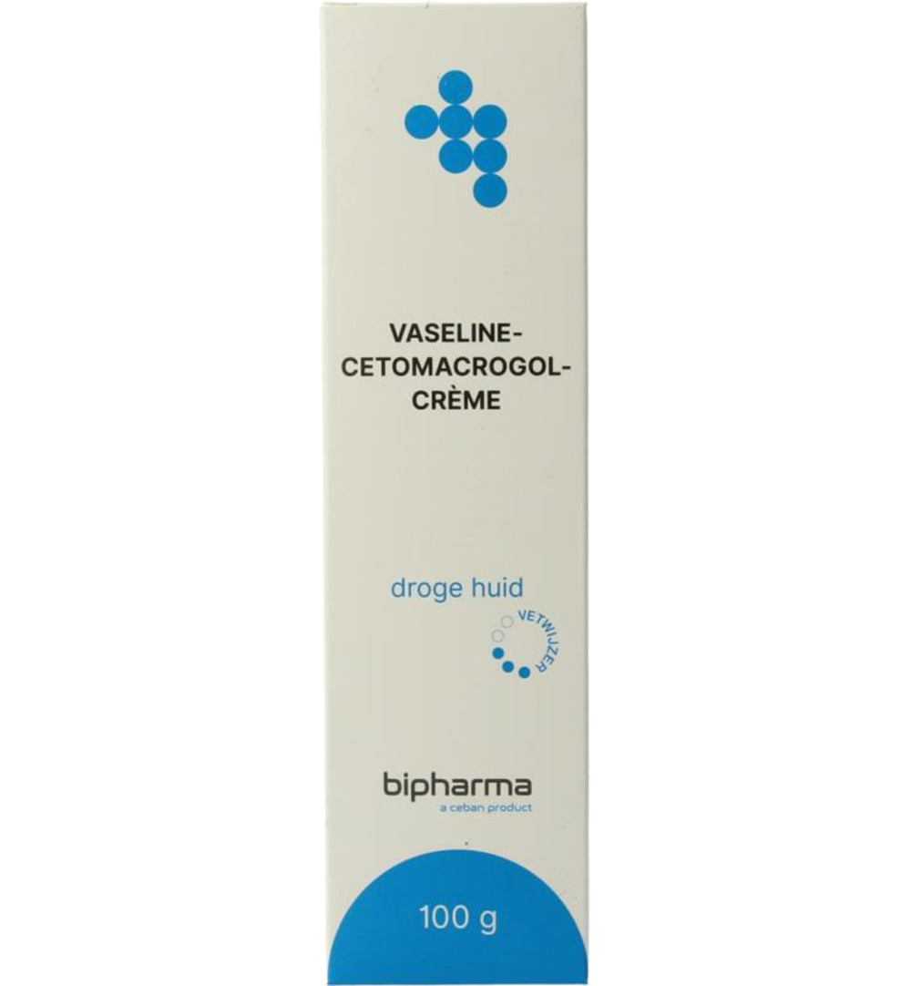 Bipharma Vaseline-cetomacrogolcreme (100 gr)