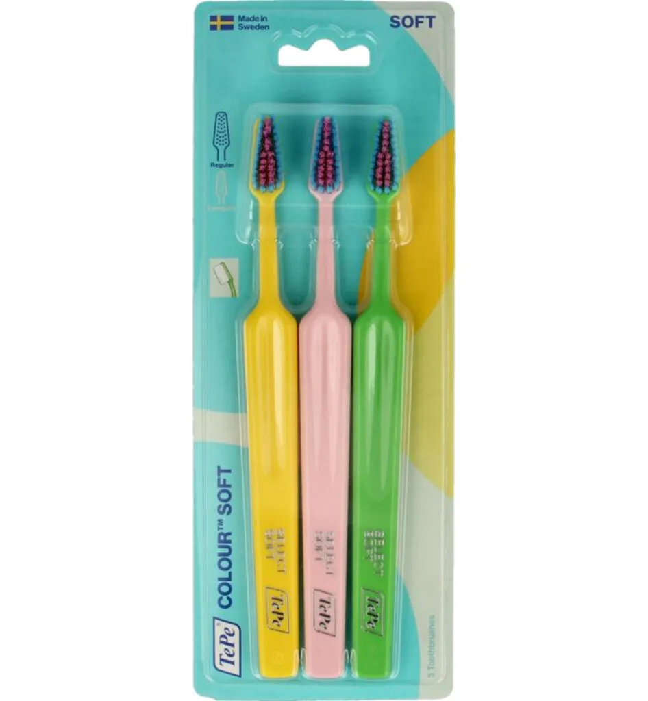 TePe Colour soft 3-pack (3 stuks)