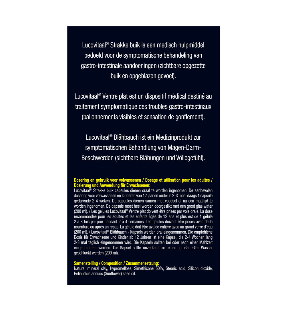 Lucovitaal Strakke Buik (30 capsules)