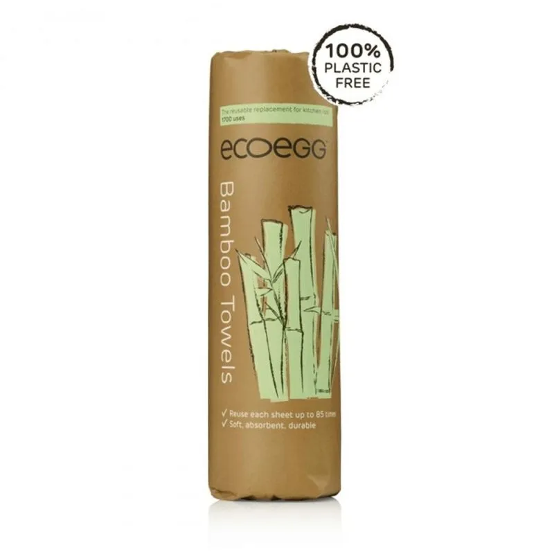 Ecoegg Bamboo Schoonmaakdoekjes Op Ro L (20 stuks)