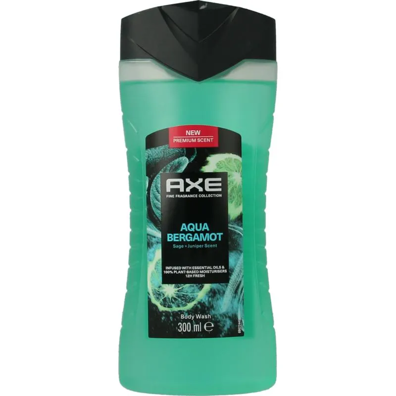 Axe Showergel aqua bergamot (300 ml)
