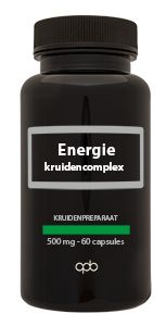 APB Holland Energie kruidencomplex 500mg p uur (60 capsules)