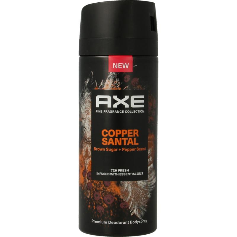 Axe Deodorant bodyspray kenobi cop per santal (150 ml)