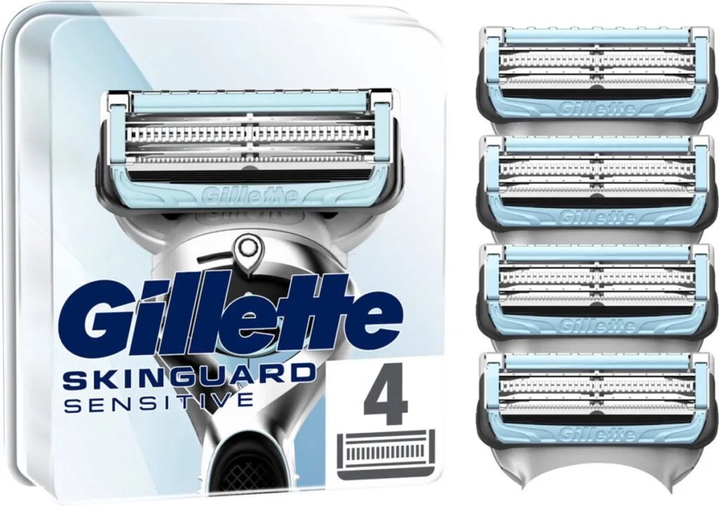 Gillette Skinguard aloe vera mesjes regular (4 stuks)