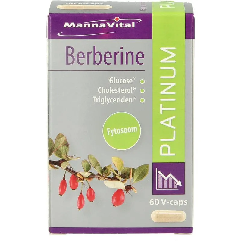 Mannavital Berberine platinum (60 vega capsules)