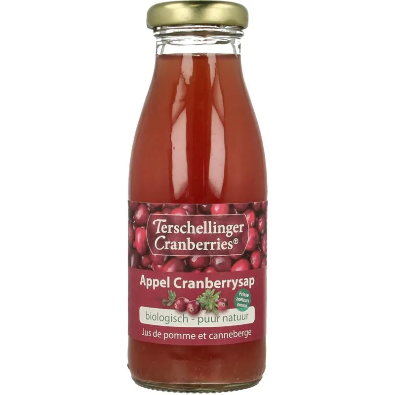 Terschellinger Appel cranberrysap bio (250 ml)