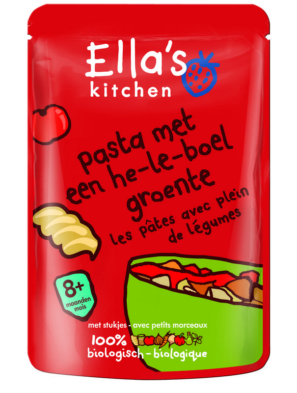 Ella's Kitchen Pasta heleboelgroente 8+ maan den bio (190 gr)