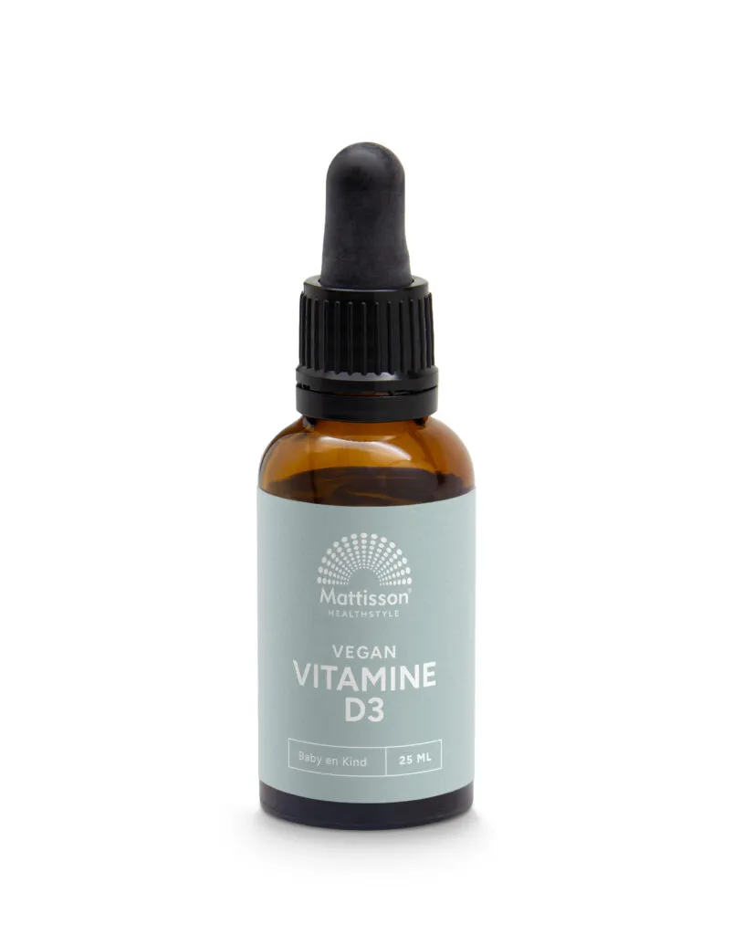 Mattisson Vitamine D3 Baby & Kind 10Mcg Vegan Druppels (25 ml)