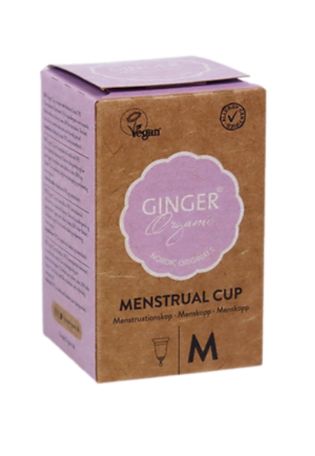Ginger Organic Menstruatiecup TPE - maat M (1 stuk)