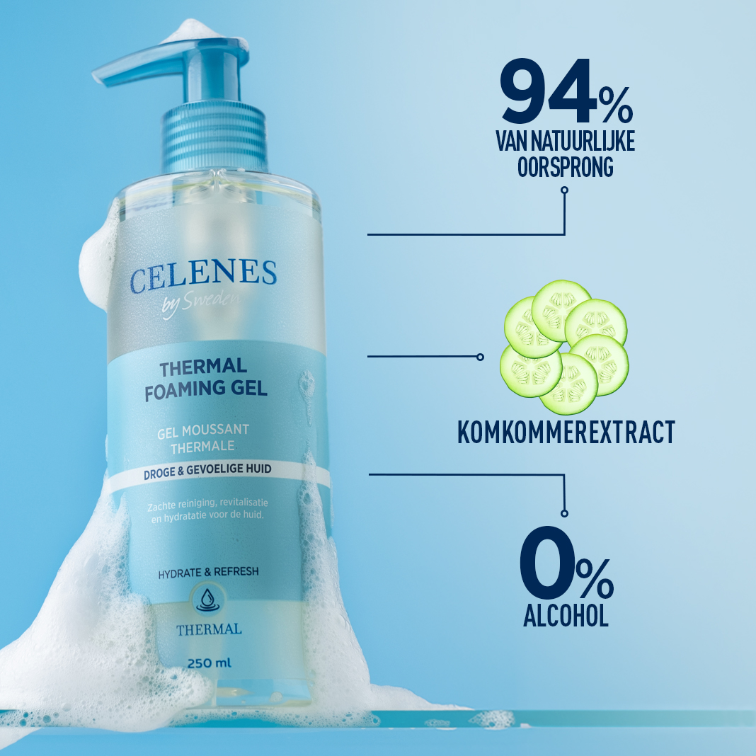 Celenes Thermal foaming gel dry skin (250 ml) - image 2