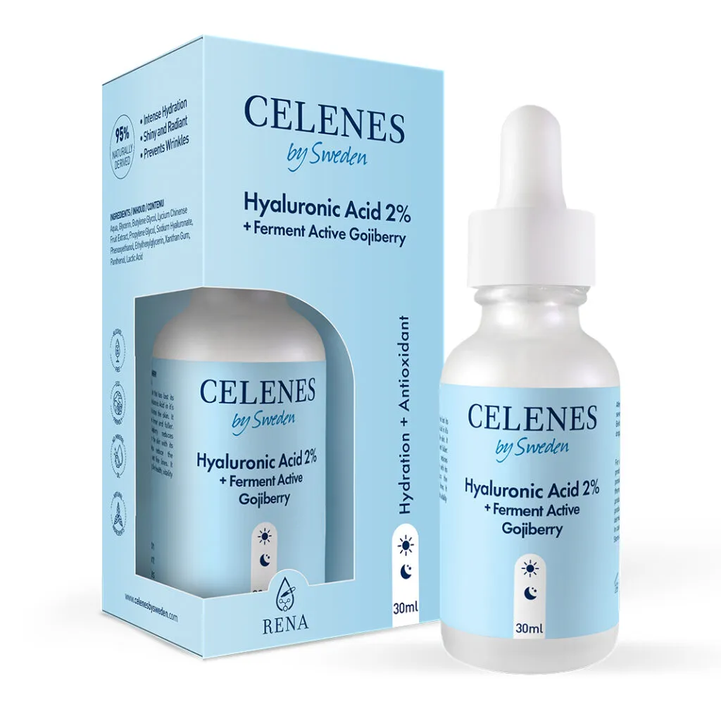 Celenes Serum hyaluronic acid + fermented active gojiberry (30 ml)