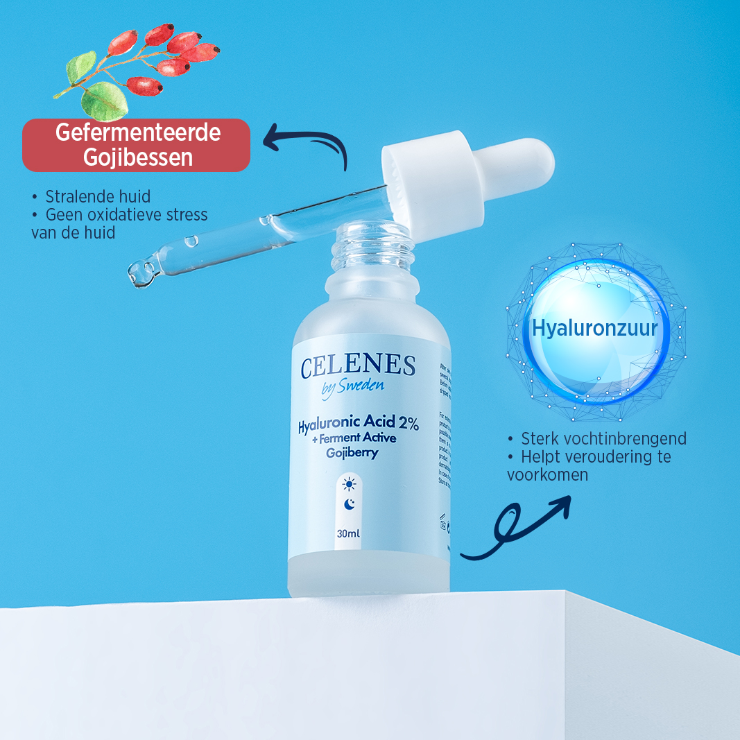 Celenes Serum hyaluronic acid + fermented active gojiberry (30 ml) - image 3